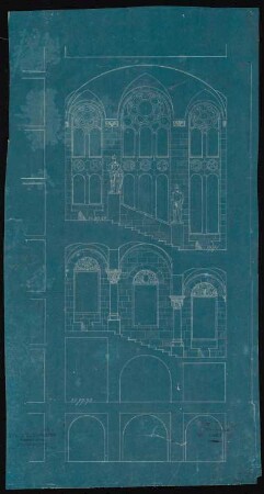 Königliches Residenzschloss Posen, Posen: Ansicht Kaisertreppe