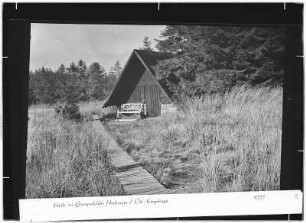 Hütte im Georgenfelder Hochmoor