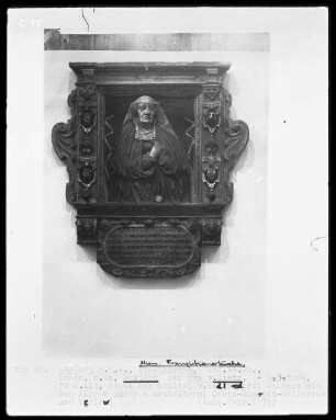 Epitaph der Eva von Dietz (gestorben am achten März 1584)