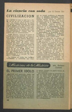 Civilización : La ciencia con soda