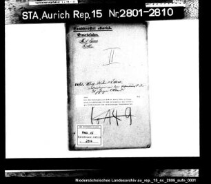 Die dem Bäckergesellen Rudolf Weers Eden in Esens erteilte Befreiung von dem Erfordernis des 25jährigen Mindestalters zum selbständigen Gewerbebetrieb