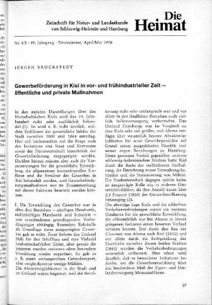 Nr. 4/5. 85. Jahrgang. Neumünster, April/Mai 1978.