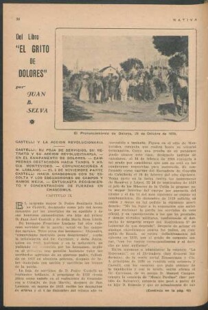 Del libro "El grito de Dolores"