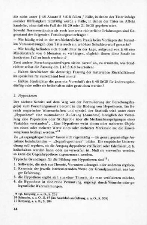 2. Hypothesen