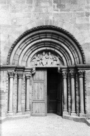 Kaysersberg: romanisches Portal [Kirche]