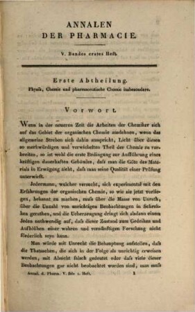 Annalen der Pharmacie. 5. 1833