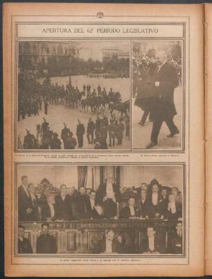 Apertura del 62° período legislativo