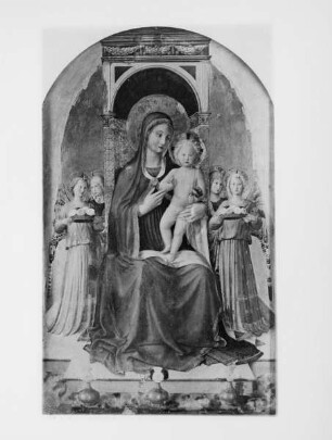 Thronende Madonna mit Kind