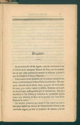 Evasión.