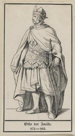 Bildnis des Otto II., Kaiser des Deutschen Reiches