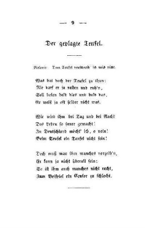 Der geplagte Teufel
