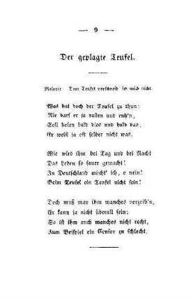 Der geplagte Teufel