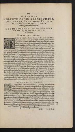 I. De Deo Patre Et Filio Eius Iesu Christo, Vero Deo, Et Vero Homine.