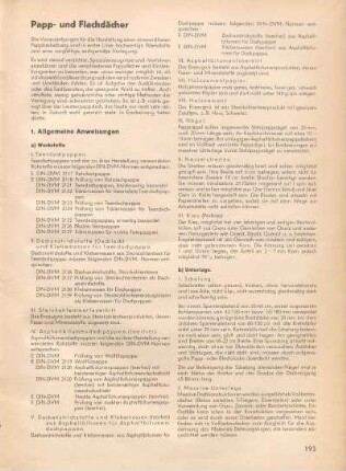 Papp- und Flachdächer