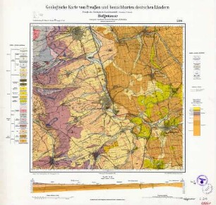 [4522] Hofgeismar, Geologische Karte von Preußen und benachbarten deutschen Ländern