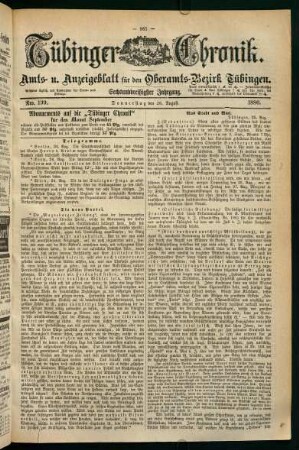 26. August (Nro. 199) - 31. August (Nro. 203)