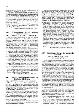Prüfungsordnung für die deutschen Ingenieurschulen : [Amtliche Erlasse] ; [Amtlicher Teil]