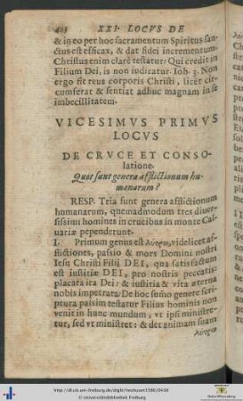 Vicesimus Primus – Vicesimus Quintus Locus