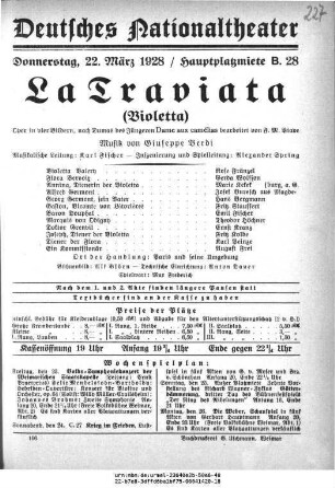 La Traviata (Violetta)