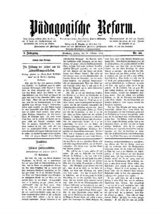 Die Bildung der Lehrer und die Lehrerbildungsanstalten