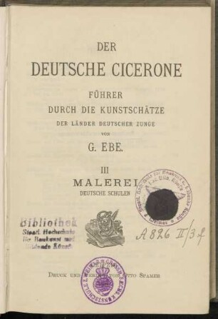 Bd. 3: Malerei : deutsche Schulen
