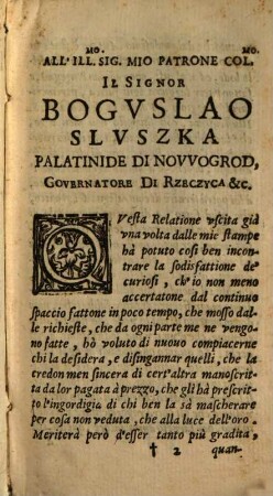 Relatione della corte di Roma, [1]. (1640)