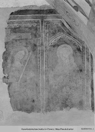 Der Erzengel Michael und der Heilige Bernhard von Siena