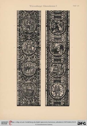 Weissenburger Glasmalereien (Tafel 116 - 118)