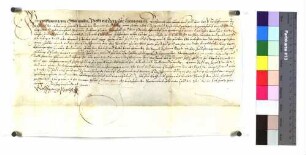 Propst Wolfgang zu Ellwangen: "Erbbrief Jacob Steibens von Bronnen um das Feldlehen im Haselbach". (Altrep. S. 56)