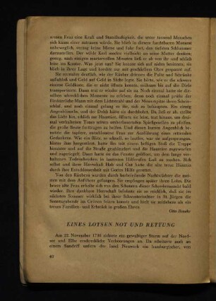 Eines Lotsen Not und Rettung