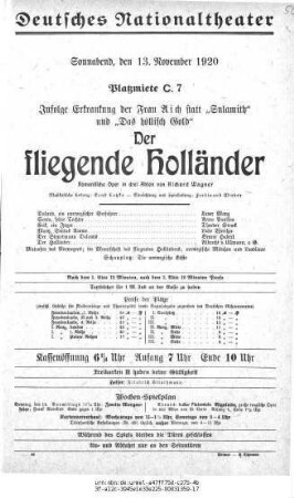 Der fliegende Holländer