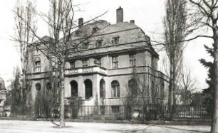 Dresden-Striesen, Stübelallee 41. Villa (1914, 1945 zerstört). Straßenansicht