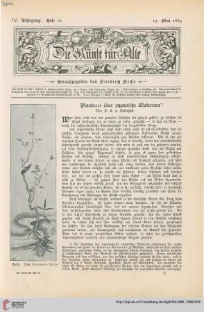 Heft 16 (15. Mai 1889)