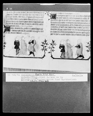 Bibel des Jean de Sy — Isaaks Bund mit Abimelech, Folio fol. 48