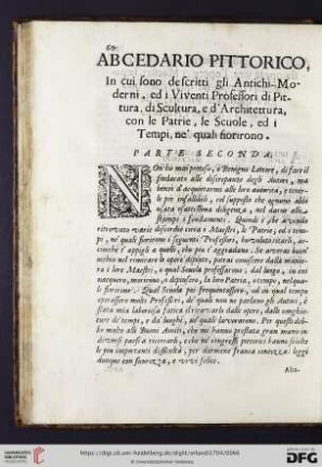 Parte seconda