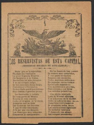 Los reservistas de esta Capital.