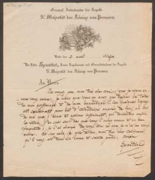 Brief an Unbekannt : 05.04.1834