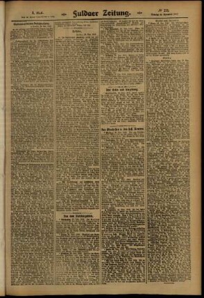 Zweite Ausgabe vom Dienstag, den 26. November 1912.