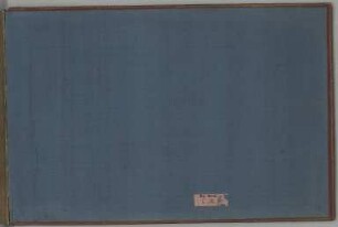 SUITE DES PRINCIPES DE LA GEOMETRIE : Buchdeckel, 1749. Gold/Maroquin/Textil. 32,5 x 48,7 cm.