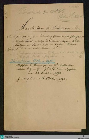 4 Operas. Excerpts. Arr - Don Mus.Ms. 2531