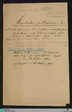 4 Operas. Excerpts. Arr - Don Mus.Ms. 2531
