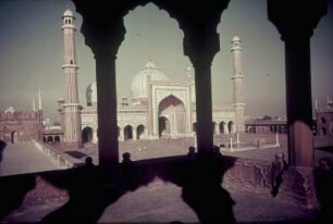 Reisefotos Indien. Delhi. Moschee Jama Masjid ("Freitagsmoschee") (1650-1656)