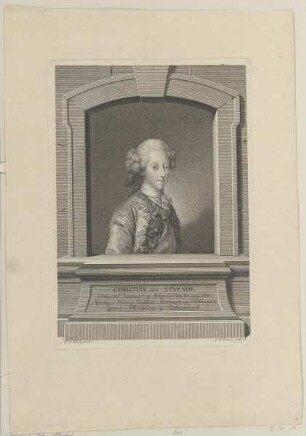 Bildnis des Christian VII. von Dänemark