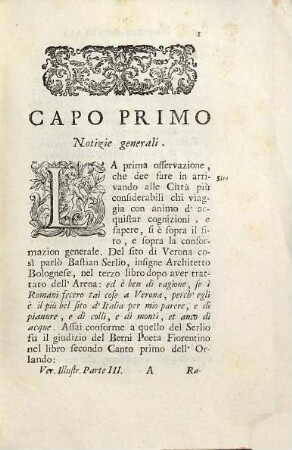 Verona Illustrata, Parte Terza. Contiene La Notizia Delle Cose In Questa Città Più Osservabili