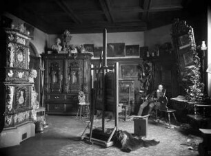 Künstleratelier Eduard von Grützner (1864-1925), Genremaler