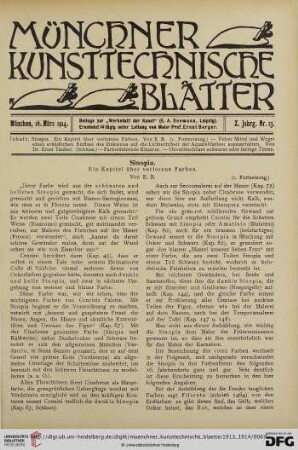 Nr. 13 (16. März 1914)