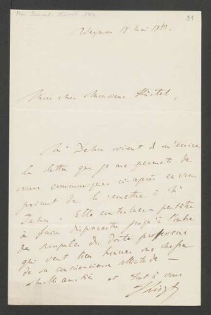Brief an Hermann Härtel : 18.05.1853