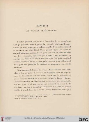Chapitre II: Les travaux préparatoires