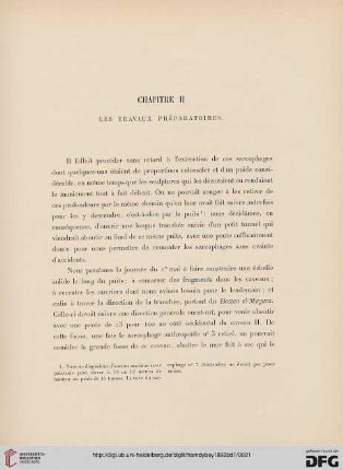 Chapitre II: Les travaux préparatoires