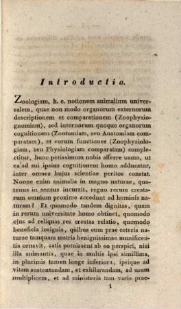 De vi quam zoologia exserit in physiologiam et pathologiam : Diss. inaug. zoolog.-med.